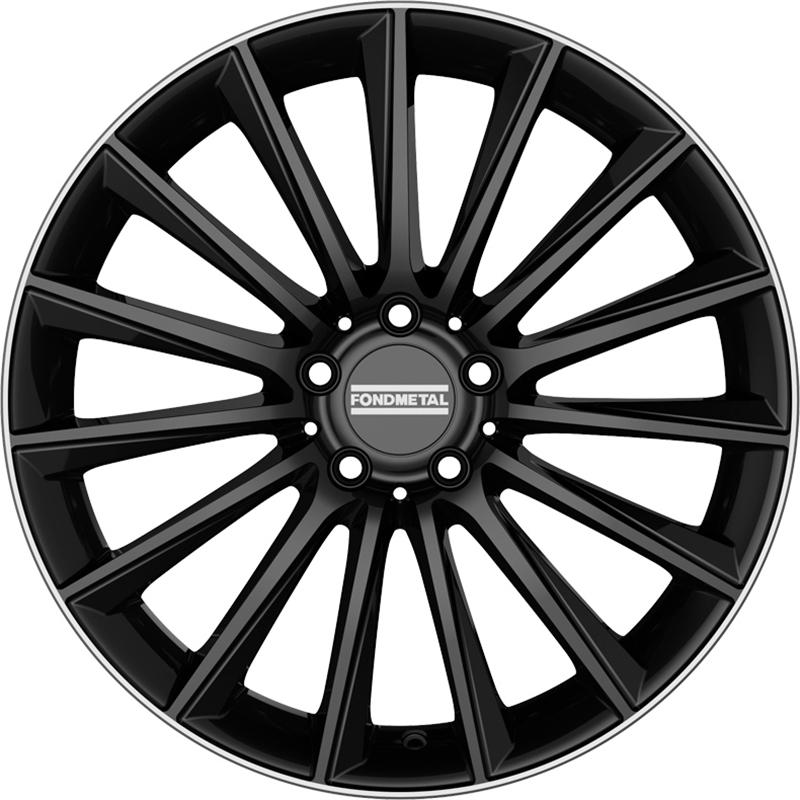 AIDON GLOSSY BLACK DIAMOND CUT LIP 5 foriSubaru Impreza 2004