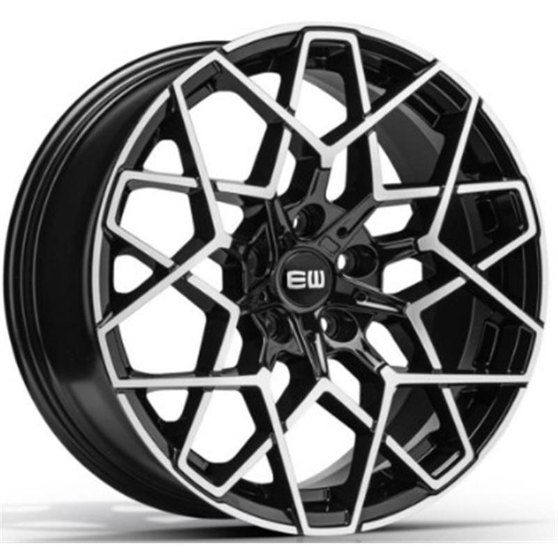 EW14 PERFORMANCE BLACK POLISHED 5 foriBmw Serie 3 2012