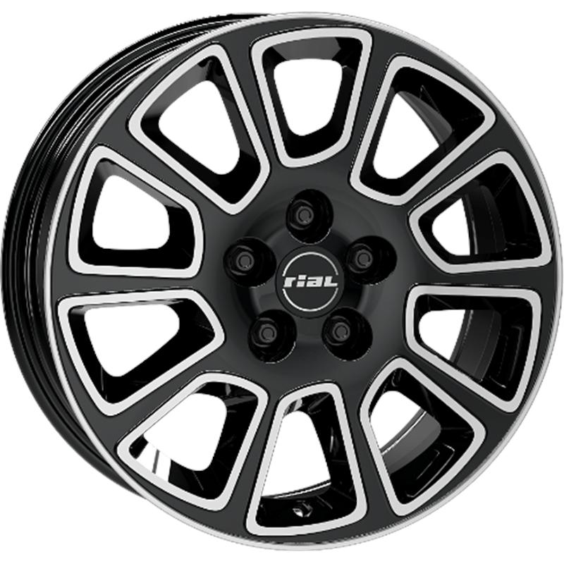 TRANSPORTER 2 DIAMANT SCHWARZ FRONTPOLIERT 5 foriNissan Nv300 2019